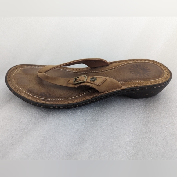 2/$40 UGG 8 tan leather sandals - Picture 2 of 7